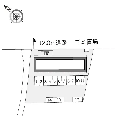 市原市古市場 月極駐車場